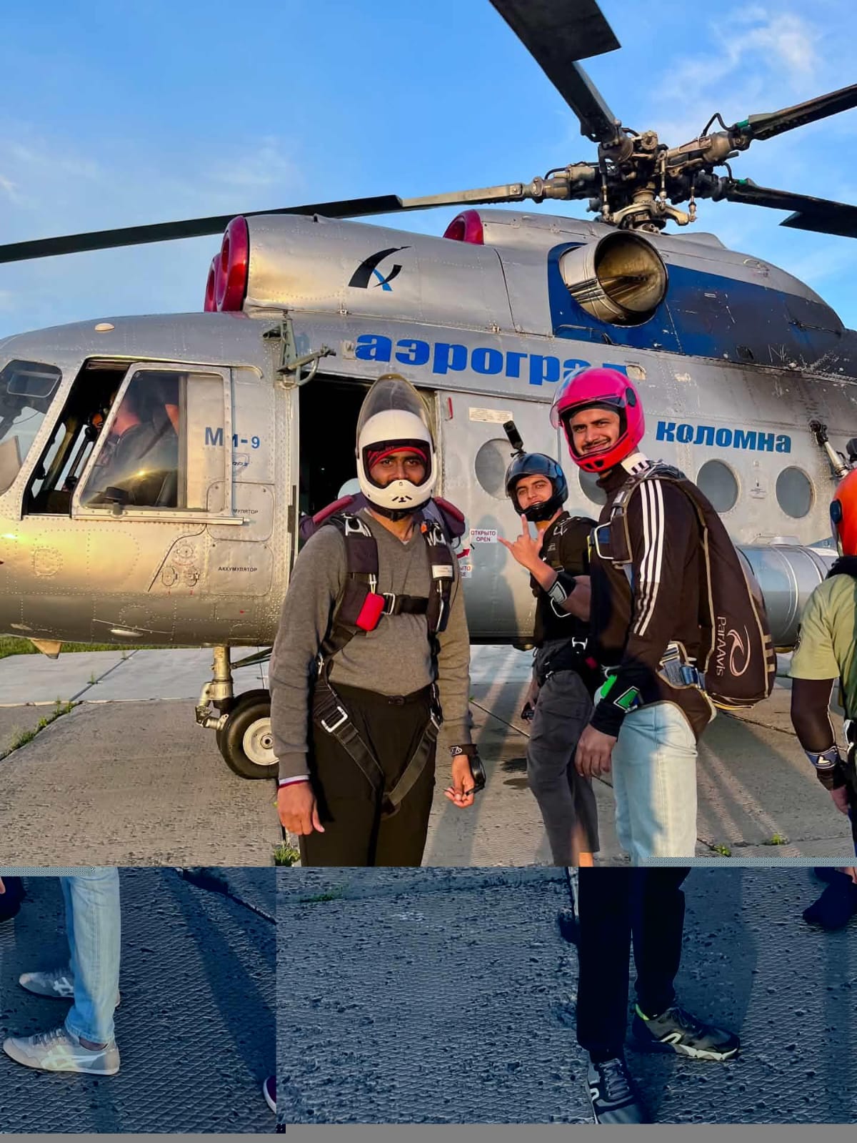 Outskyz skydiving day in Russia